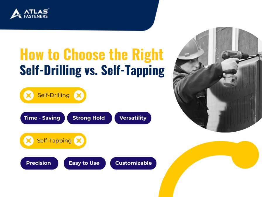 How to Choose the Right Self-Drilling Screws: Self-Drilling vs. Self-Tapping