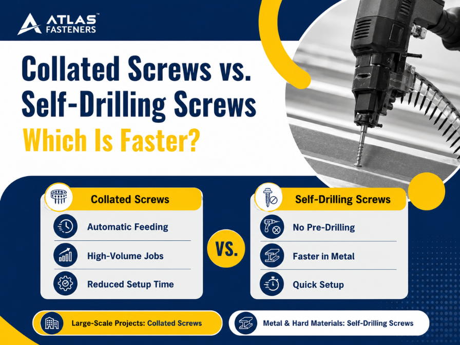 Collated Screws vs. Self-drilling Screws: Which Is Faster?